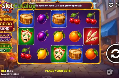 Скрин2. Jester's Coin Tricks слот