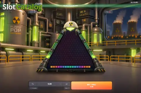 Скрин2. Plinko Pop: Meltdown слот