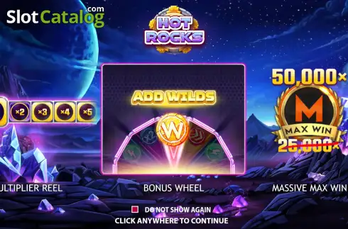 Скрин2. Hot Rocks слот