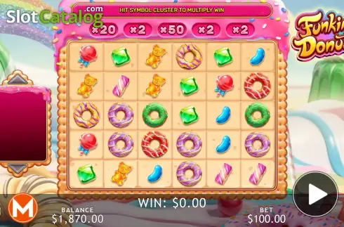 Скрин2. Funkin’ Donuts слот