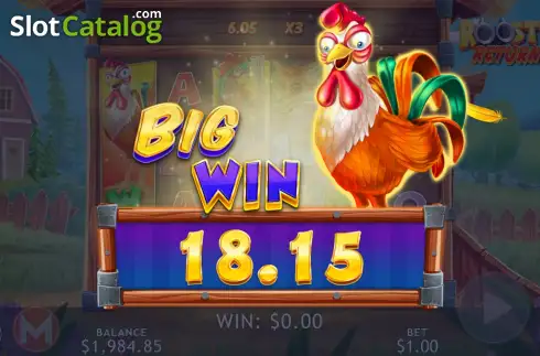 Скрин6. Rooster Returns слот