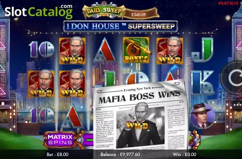 Скрин4. 1 Don House Supersweep слот
