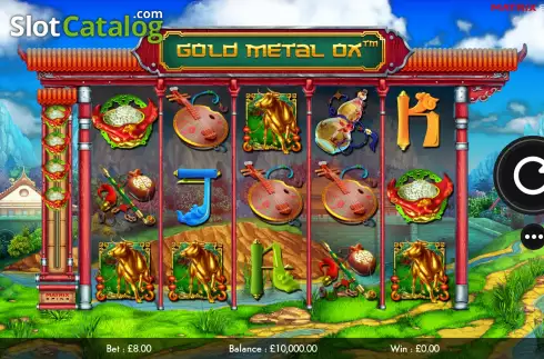 Скрин2. Gold Metal Ox слот