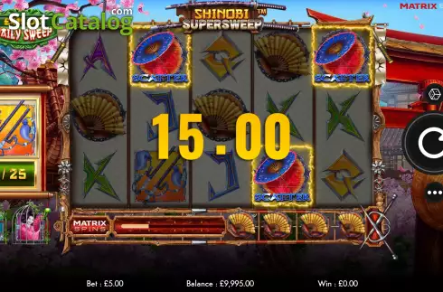 Скрин3. Shinobi Supersweep слот