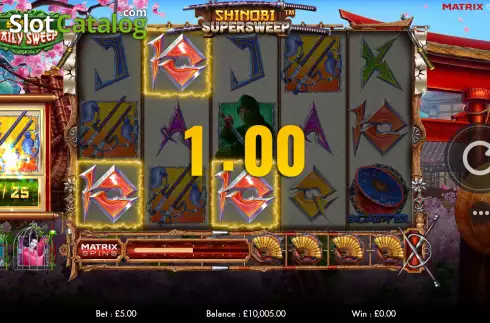 Скрин4. Shinobi Supersweep слот