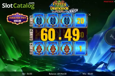 Скрин4. Pretty Diamonds Scratch слот