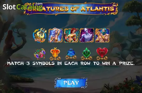 Скрин7. Creatures of Atlantis Scratch слот