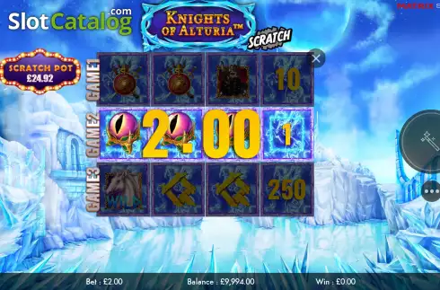 Скрин6. Knights of Alturia Scratch слот