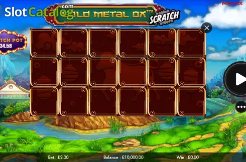 Скрин2. Gold Metal Ox Scratch слот