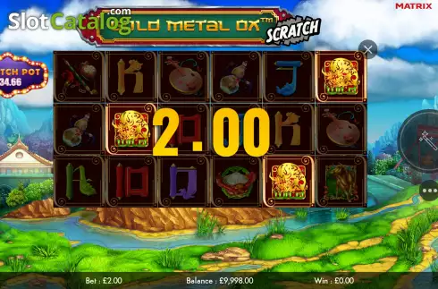 Скрин3. Gold Metal Ox Scratch слот