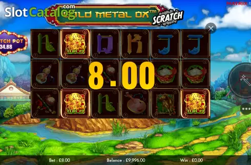 Скрин5. Gold Metal Ox Scratch слот
