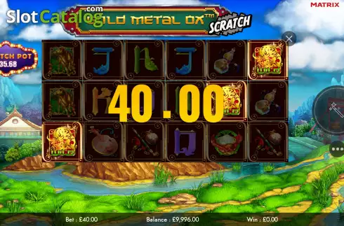 Скрин6. Gold Metal Ox Scratch слот
