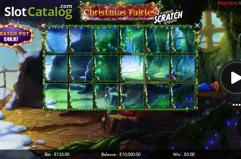 Скрин2. Christmas Fairies Scratch слот
