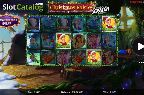 Скрин3. Christmas Fairies Scratch слот