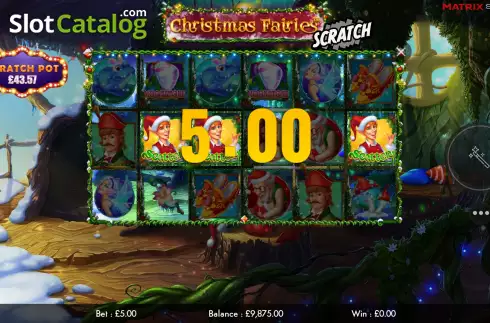 Скрин4. Christmas Fairies Scratch слот