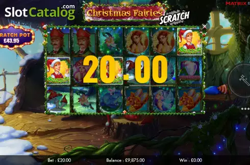 Скрин5. Christmas Fairies Scratch слот