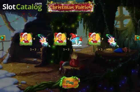 Скрин7. Christmas Fairies Scratch слот