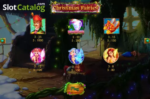 Скрин8. Christmas Fairies Scratch слот