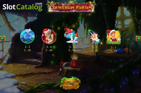 Скрин9. Christmas Fairies Scratch слот