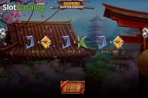 Скрин7. Shinobi Supersweep Scratch слот