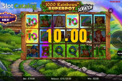 Скрин4. 1000 Rainbows Superpot Scratch слот