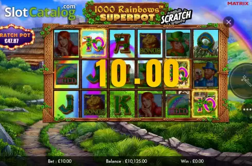 Скрин6. 1000 Rainbows Superpot Scratch слот