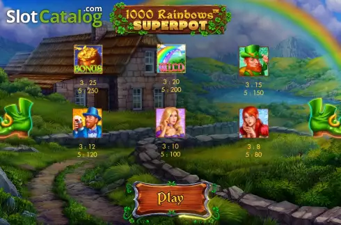 Скрин8. 1000 Rainbows Superpot Scratch слот