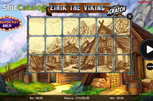 Скрин2. Eirik the Viking Scratch слот