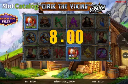 Скрин3. Eirik the Viking Scratch слот