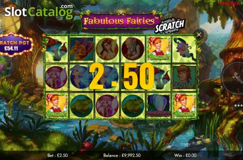 Скрин4. Fabulous Fairies Scratch слот