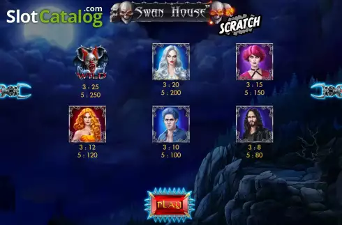 Скрин8. Swan House Scratch слот