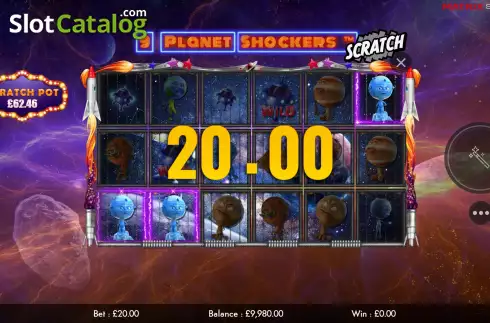 Скрин6. 9 Planet Shockers Scratch слот