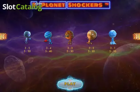 Скрин9. 9 Planet Shockers Scratch слот