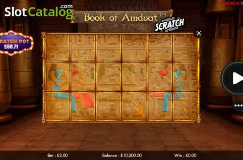 Скрин2. Book of Amduat Scratch слот