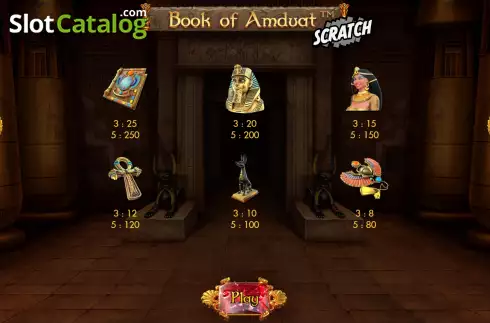 Скрин8. Book of Amduat Scratch слот
