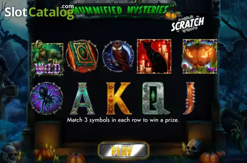Скрин5. Mummified Mysteries Scratch слот