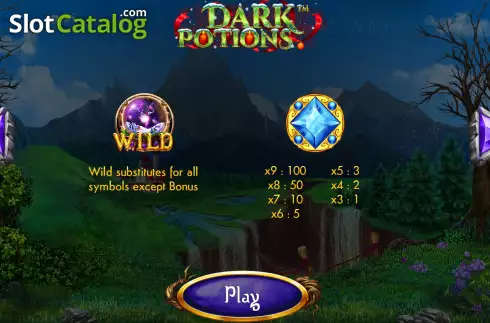 Скрин5. Dark Potions слот