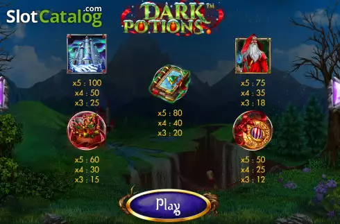 Скрин9. Dark Potions слот