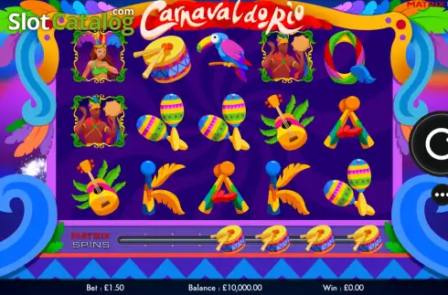 Скрин3. Carnaval Do Rio (Matrix Studios) слот