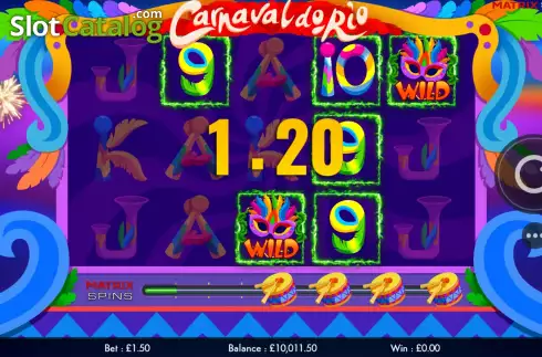 Скрин4. Carnaval Do Rio (Matrix Studios) слот