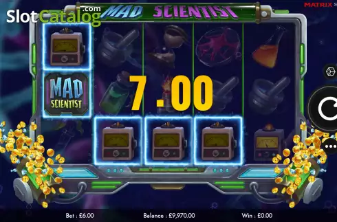 Скрин3. Mad Scientist (Matrix Studios) слот