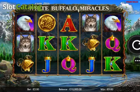 Скрин2. White Buffalo Miracles слот