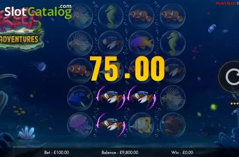 Скрин3. Reef Adventures слот