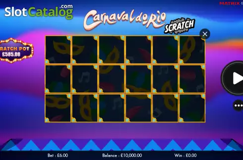 Скрин2. Carnaval do Rio Scratch слот