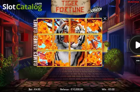 Скрин2. Tiger Fortune Scratch слот