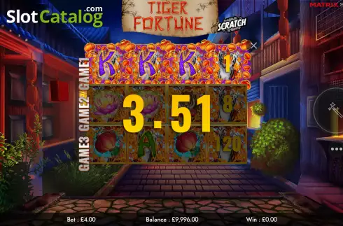 Скрин3. Tiger Fortune Scratch слот