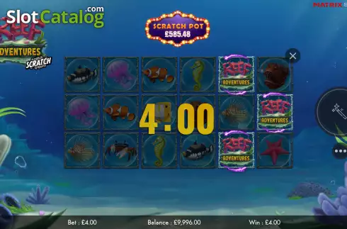 Скрин4. Reef Adventures Scratch слот