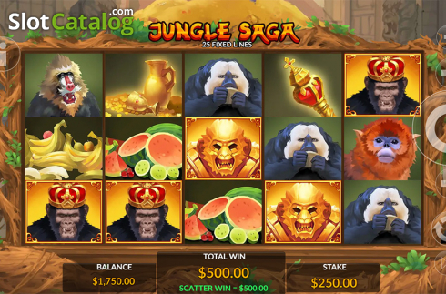 Скрин4. Jungle Saga слот