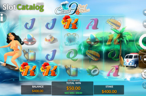 Скрин5. Cloud 9 Surf Bliss слот