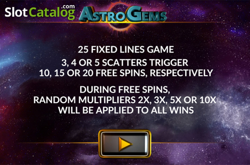 Скрин2. Astro Gems слот